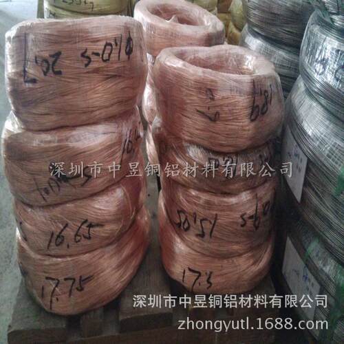环紫保T2焊接紫铜线MOL半硬全紫软铜线焊接电镀折弯打丝螺铜线