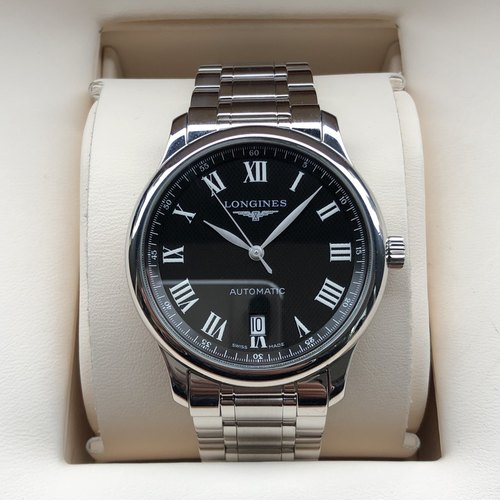 热卖款9.8新浪琴名匠系列钢自动机械手表38.5MM男表L2.628.4.51.6