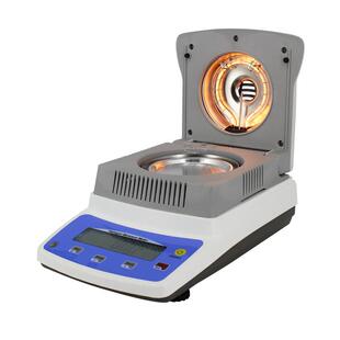 PBT粒子水分仪鑫雄发JFSFY-120A测定PVC塑料颗粒橡胶含水率固含量