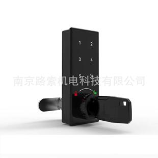 厂家供应带钥匙电子密码柜锁文件柜电子密码锁可充电储物柜密码锁