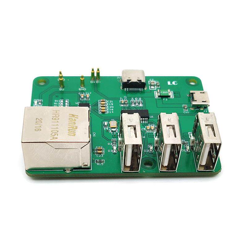 树莓派zero网络HUB扩展板 USB转以太网 HUB集线器