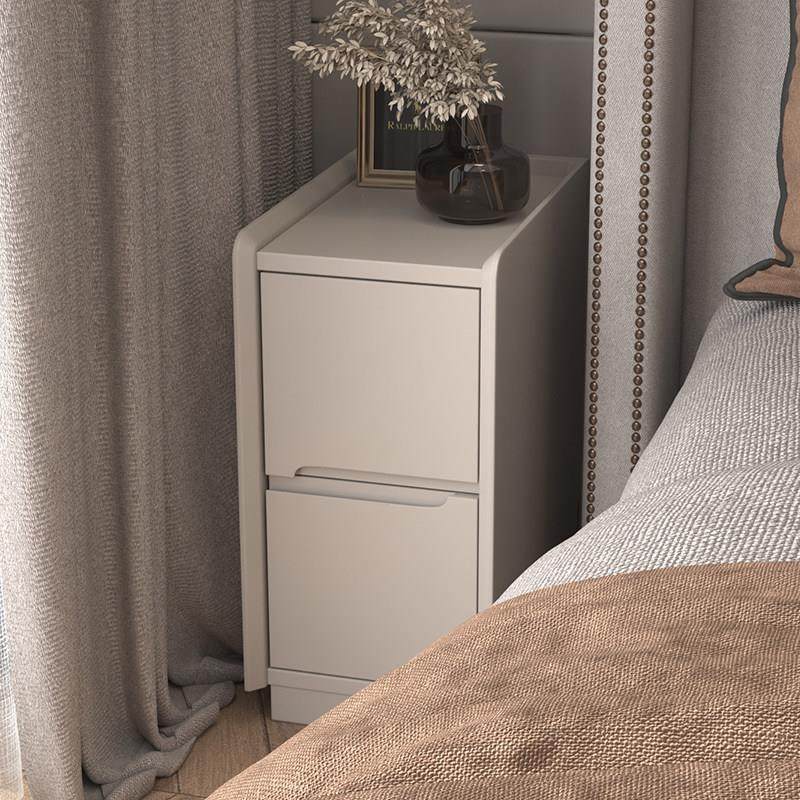 意式极简实木烤漆床头柜小户型主卧室迷你超窄床边灯柜落地收纳柜,住宅家具,床头柜,淘宝优惠券,粉丝福利购,淘宝优惠卷