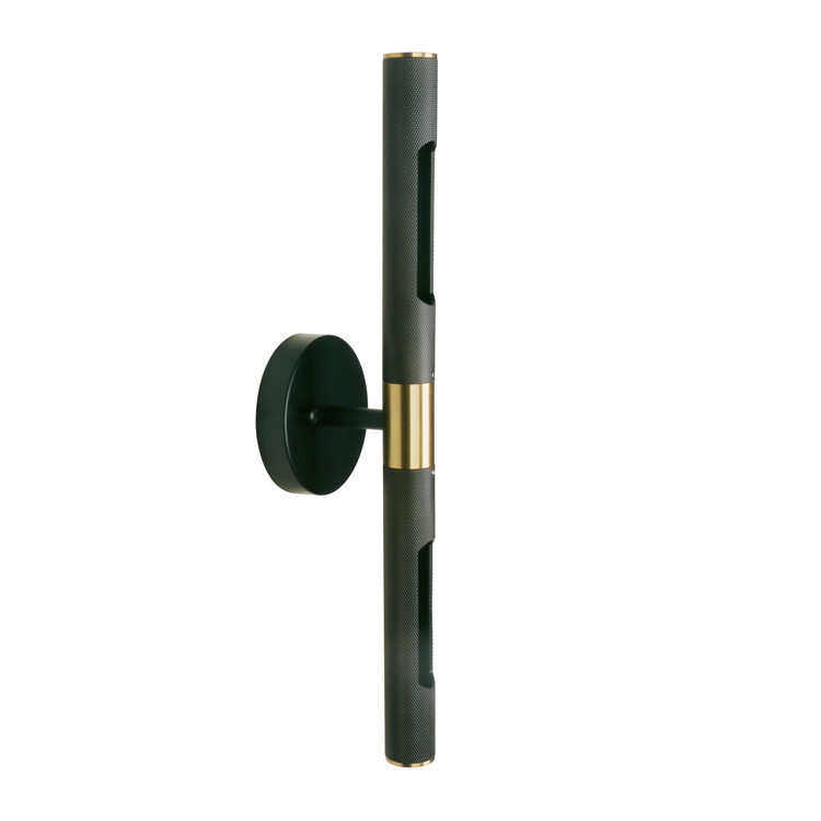 仿铜色长壁灯仿黄铜色镜前灯中古风复古工业法式大门壁画横灯