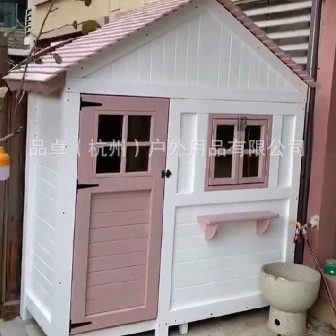 定木屋防腐制小木小木屋实木屋庭院儿园室外民儿童木屋宿房子装饰
