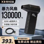 飓风侠暴力风扇13万转手持强力吹风枪车载除尘高速工业级涡轮风扇