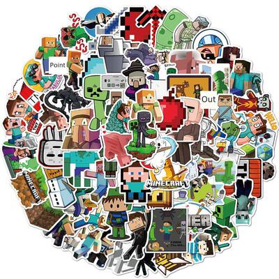 100个冒险游戏minecraft涂鸦贴纸手机