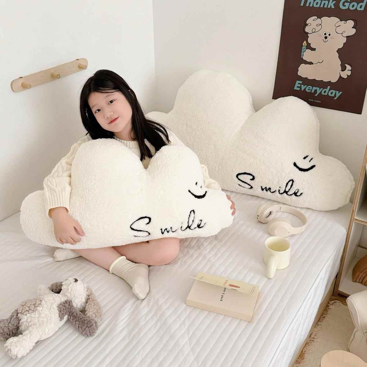 ins床头靠垫软包榻榻米床头靠背儿童房床上靠枕护腰靠枕沙发抱枕