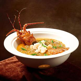 酒店中式厨房餐具蜡烛加热保温炉开炉暖炉陶瓷纯白色餐厅俱乐部特