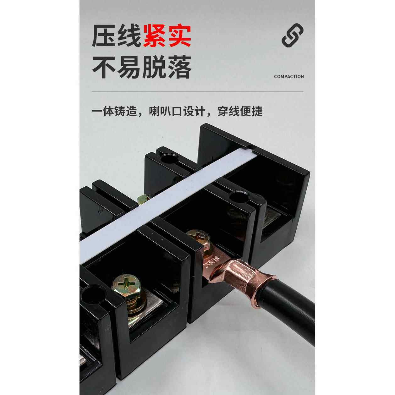 AWG美规6*1/4铜管鼻子 1*5/16接线端子线耳喇叭口4/0*1/2紫铜端头