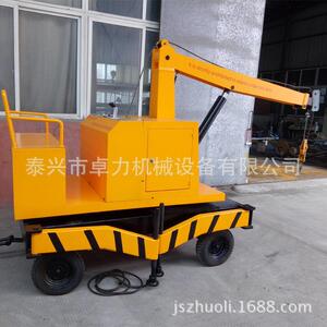 小吨位全电动吊车，电动行走，电动升降，旋转式液压吊车