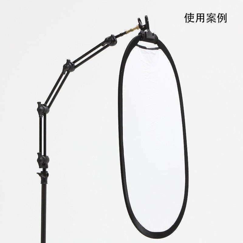 两节双管怪手万向支架魔术手臂摄影延伸杆俯拍直播支撑图曼富相机