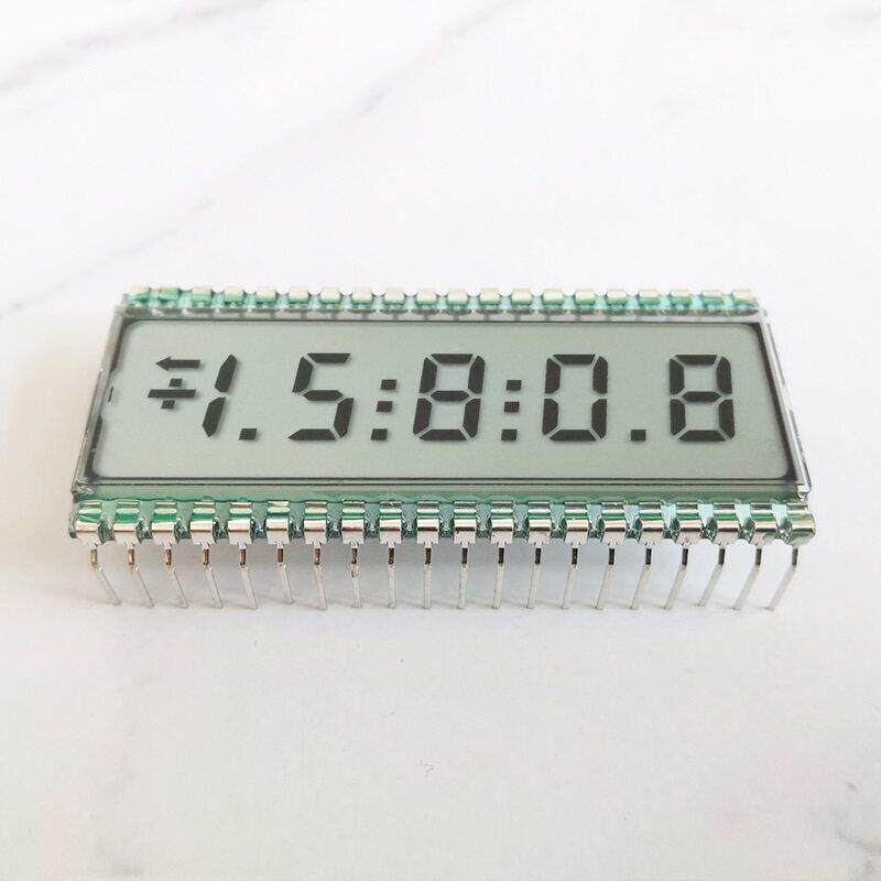 4位半断码液晶屏TN反射段码lcd屏段式LCD液晶显示屏EDS808可开模