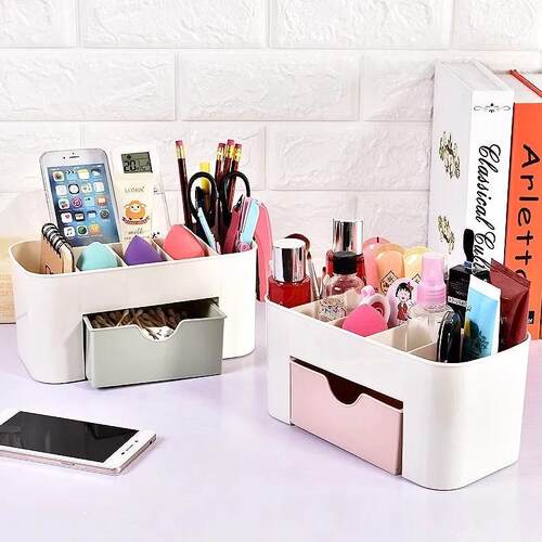 Direct from the factory, ready-to-ship drawer cosmetic stora