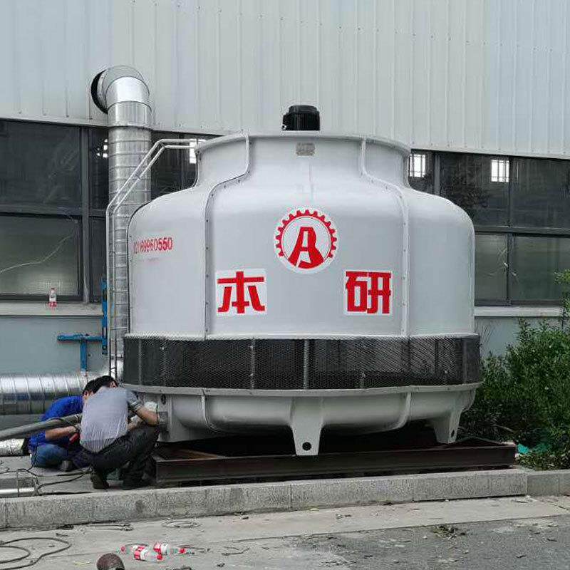 圆形逆流玻璃钢冷却塔高温常温填料降温迅速价格合理工厂设备配套