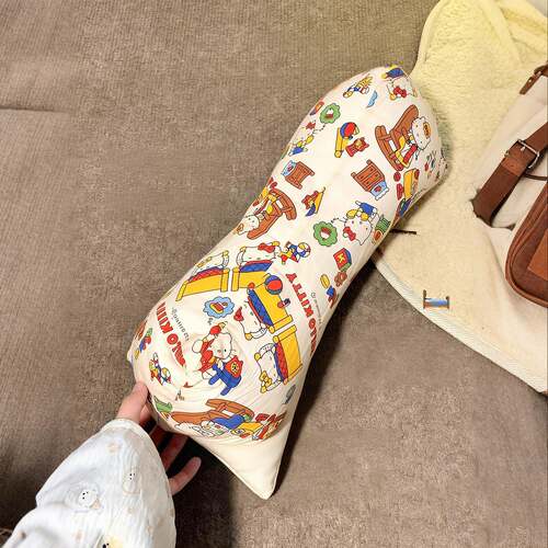 猫咪三角荞麦枕家用护颈椎助睡眠专用枕头养生颈枕学生宿舍便携枕