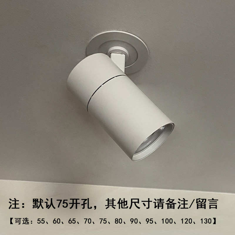 植物生长灯补光灯筒灯全光谱仿太阳光模拟光合作用嵌入式室内射灯