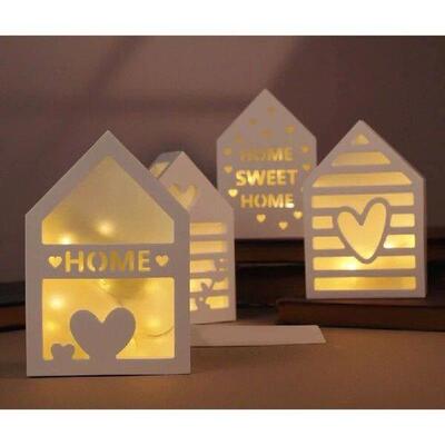Love House Silicone Moulds Handmade Pouring Molds Plasters