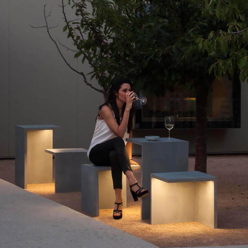 现代简约防水吧台椅灯户外草坪灯庭院灯花园景观灯室外工程草地灯