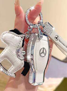 适用奔驰gla200钥匙套c200lb200车cla220c180l老款a180glc260壳