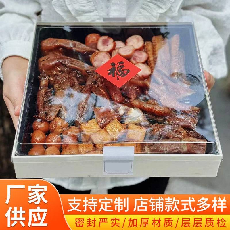 档寿司木盒可降解一次性商用外卖盒日式刺身木质打包盒子