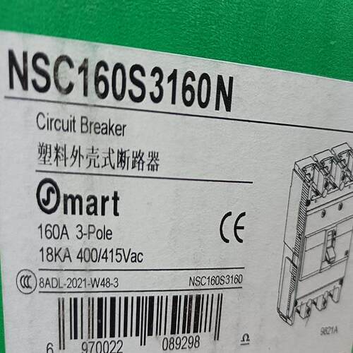 塑壳断路器NSC160S3160N现货价格请询