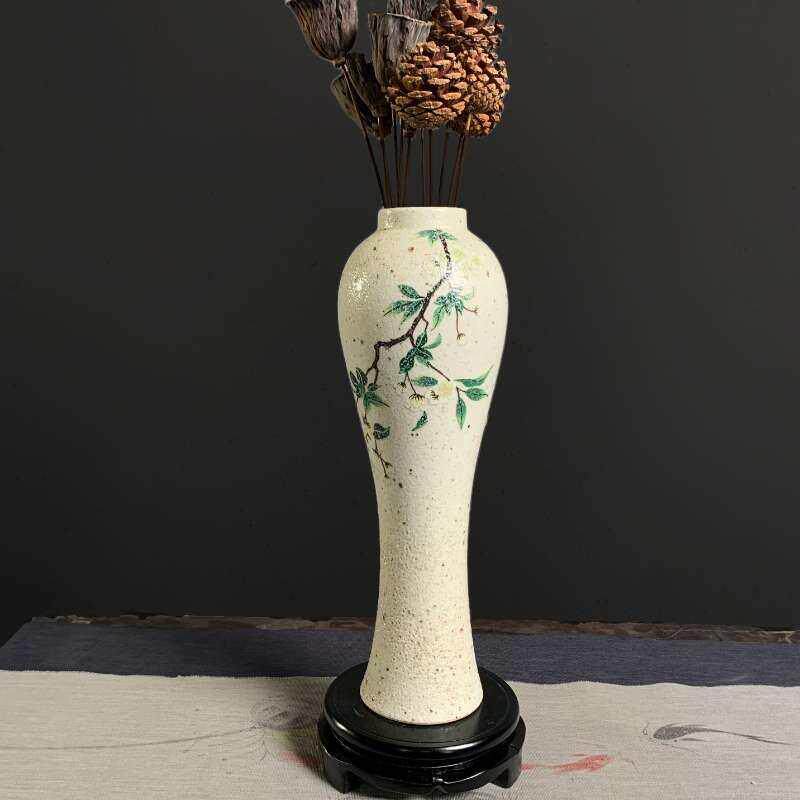 景德镇陶瓷花瓶客厅玄关博古架茶室插花摆件高档瓷器摆件