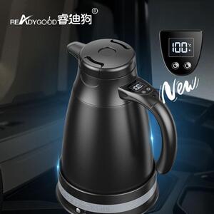 睿迪狗车载电热水壶智能烧水保温12v24v货车大容量煮鸡蛋调温常开