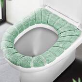 马桶坐垫家用冬季 通用加绒坐便套垫TG 加厚毛绒马桶垫子坐便套四季