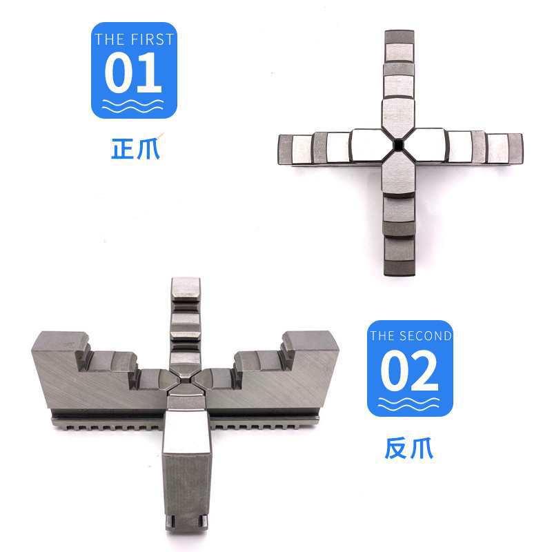 车床卡ZSG爪手动K2四爪自1定心卡盘正0爪反爪卡脚16002503220
