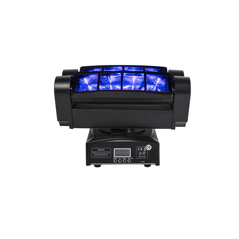 LED迷你蜘蛛摇头光束灯八眼蜘蛛效果灯酒吧迪吧旋转灯8头闪光灯