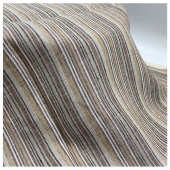 彩色条纹亚麻布21年新款 纯亚麻色织条纹面料工厂直销现货供应唯艺