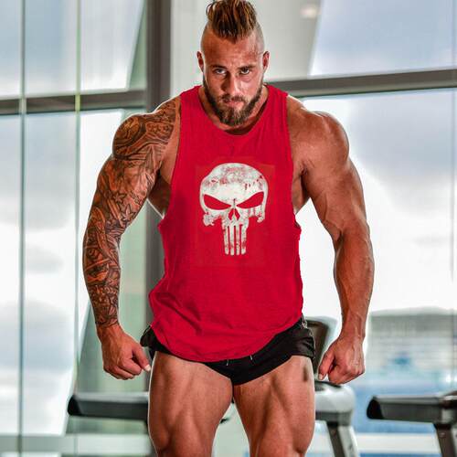 Muscle fitness vest men's iron training sportswear