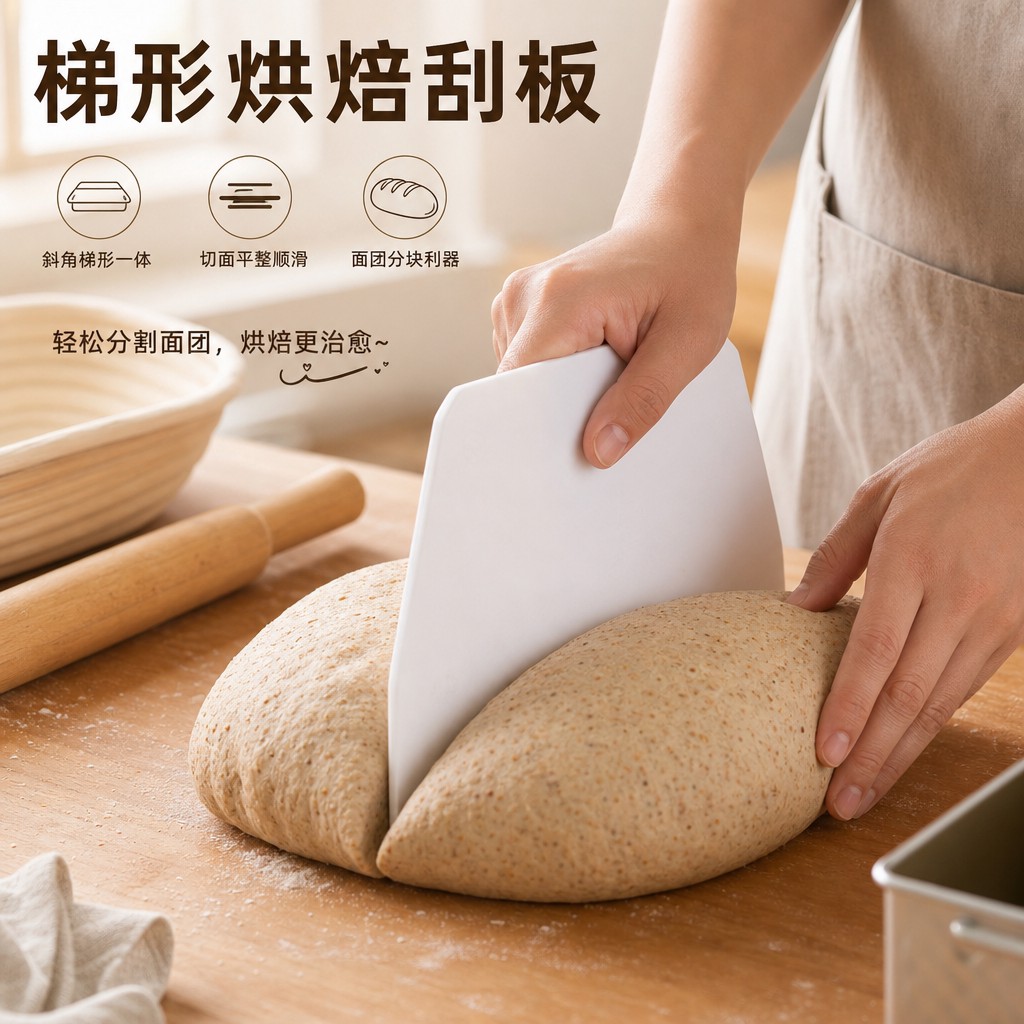 刮刀烘焙刮板硅胶塑料切面刀切刀蛋糕抹面食品级加厚揉面烘培大号