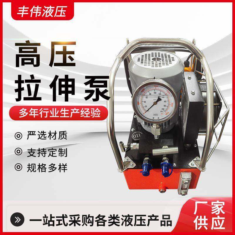 电动泵站超高压电动泵液压扳手泵钢箱梁顶推设备高压拉伸泵