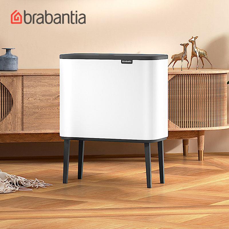 brabantia柏宾士垃圾桶BO分类厨房卫生桶不锈钢家用触式垃圾箱