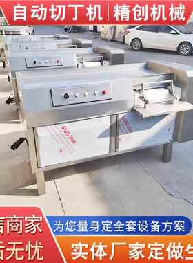 子包馅切392肉机 肉供制品丁切丁机器 全自动切丁机设备 厂家应
