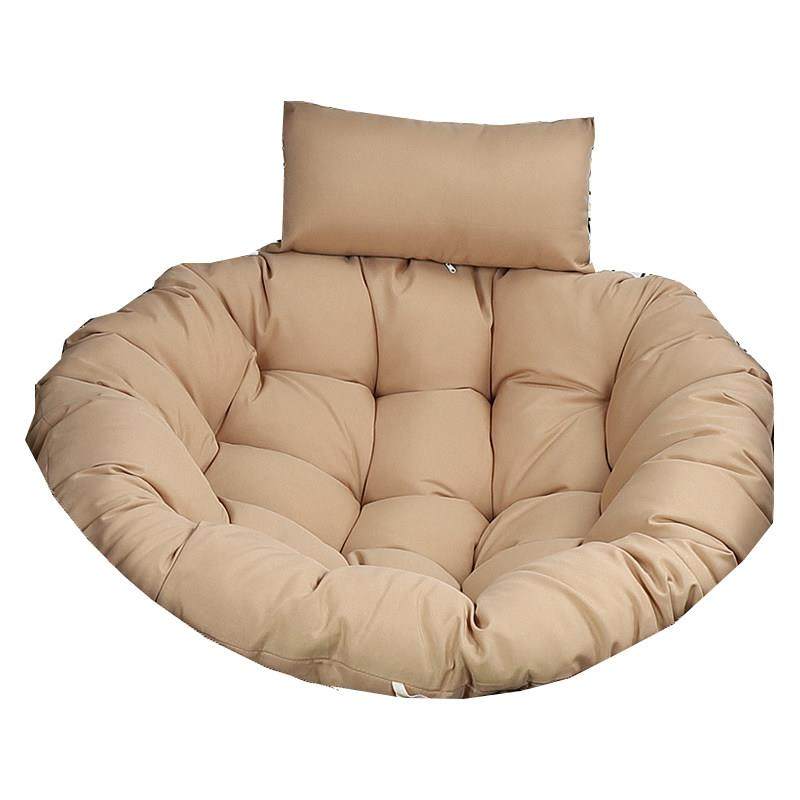 靠垫鸟巢垫子一体吊椅坐垫藤椅单人摇椅靠背换洗布套圆形摇篮吊篮