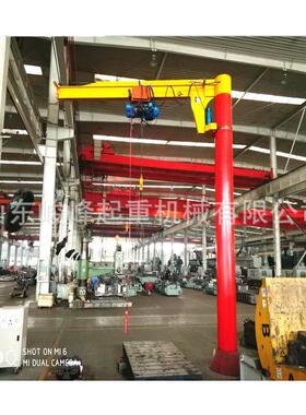 小吊机立柱式移动式单臂吊起重机1吨墙壁吊360度简易2t3T500KG