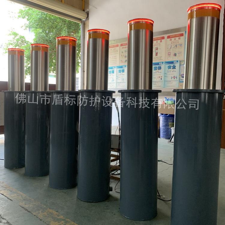 圆桶全自动升降柱路障厂家现货供应智能遥控车牌识别起落地桩价格