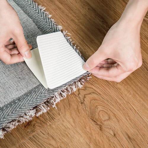 Rug Pad Gripper Washable Under Rug Carpet Tape Rug Pads
