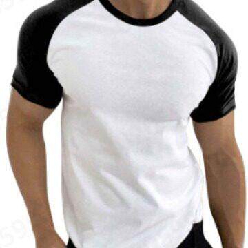Slogan Print Round Neck Tee Regular Fit Casual Short Sleeve