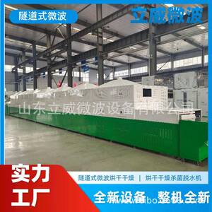 不锈钢隧道式红沙果微波烘干机食品小型杀菌机瓜果脱水机