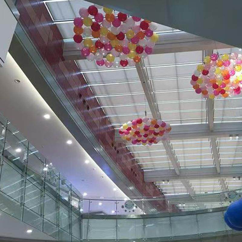 采光卷轴电动遮轴阳帘价格卷式遮阳棚设计案例住宅采顶光遮顶阳帘