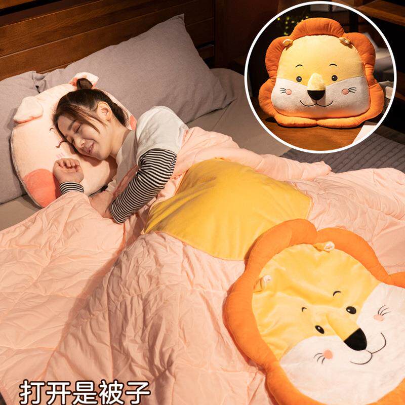 抱枕被子两用二合一折叠靠枕毯子汽车办公室午睡枕头车载毛毯夏季