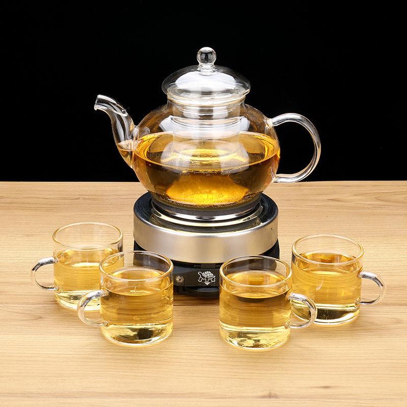 厂家直销煮装茶器套耐热熬养生玻璃煮茶炉蒸煮茶壶加热小电热炉家