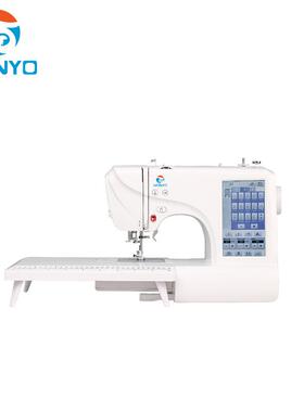 ONYO家用型绣花机ES5缝纫机绣字刺WY1300绣W裁小电动织物绣花缝设