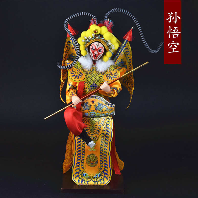 大号北京绢人中国特色礼物娃娃京剧人偶摆件出国外事送老外小礼品