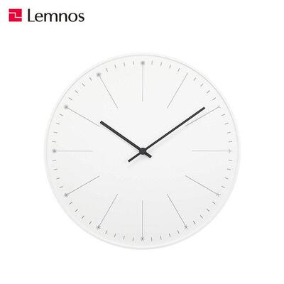 日本进口Lemnos时钟dandelion系列客厅卧室时尚简约挂钟静音钟表