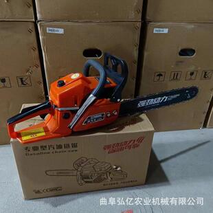 新款大功率气油锯手提森林砍伐高温不熄火摩托锯根雕木雕切割锯