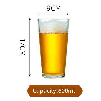 American wide pint glass craft beer glass IPA beer glass